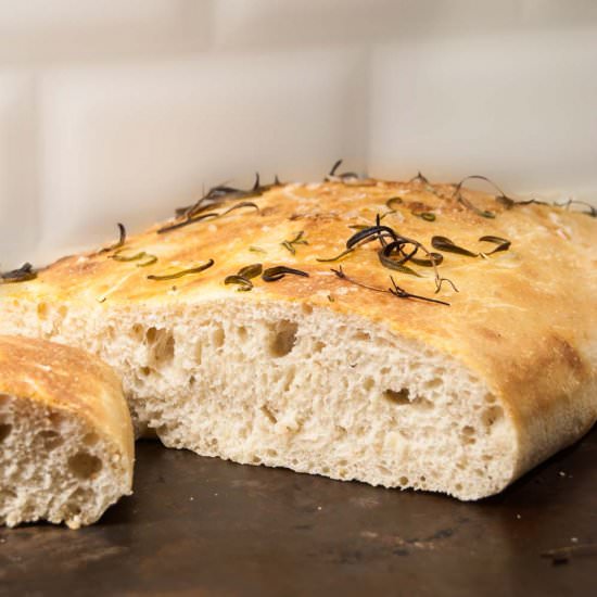 Sourdough Focaccia with Salt - Recipe photo by Sourdoughandolives