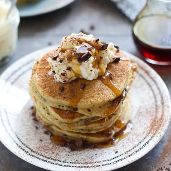 Tiramisu Pancakes - Recipe photo by cookingforkeeps