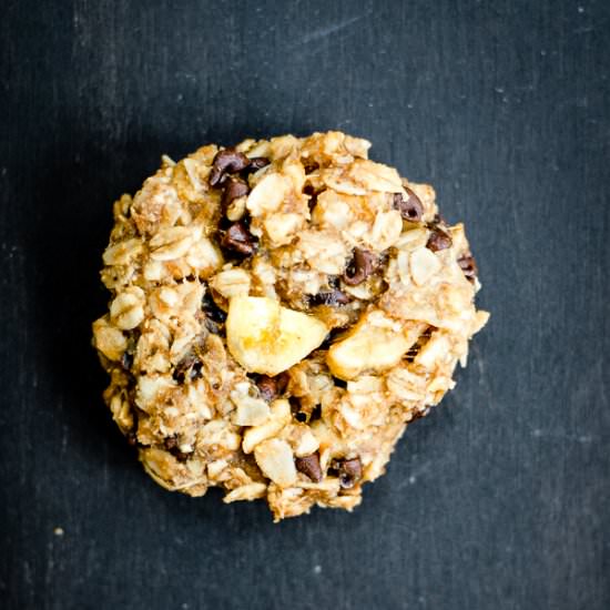 Gluten-Free Chunky Monkey Breakfast Cookies - Recipe photo by kumquat