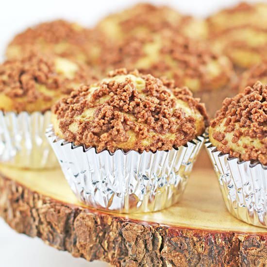 Best Ever Banana Crumb Muffins - Recipe photo by valyastasteofhome.com