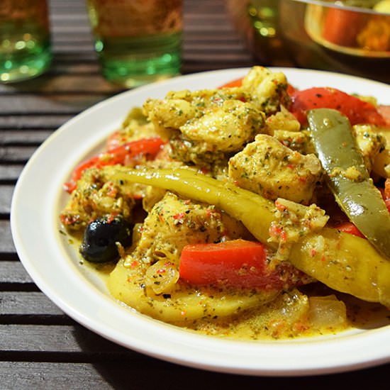 Fish Tagine with Potatoes - Recipe photo by LinsFood
