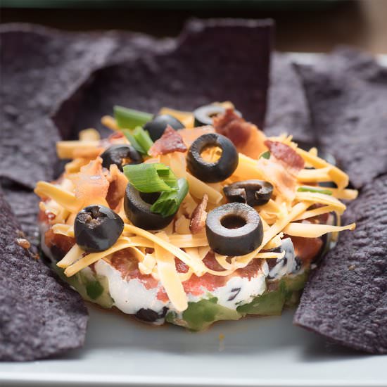 Easy Layered Taco Dip - Recipe photo by mywifecancook