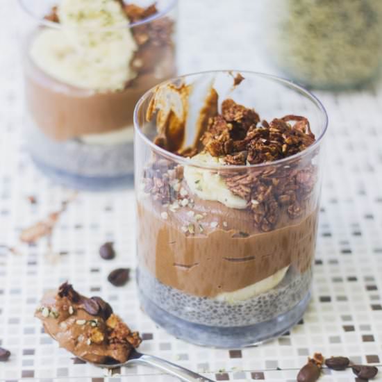 Mocha Cashew Cream Parfait - Recipe photo by Pheebs Foods