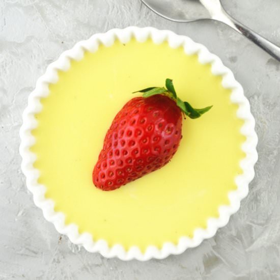 White Chocolate Panna Cotta - Recipe photo by Inside the rustic kitchen