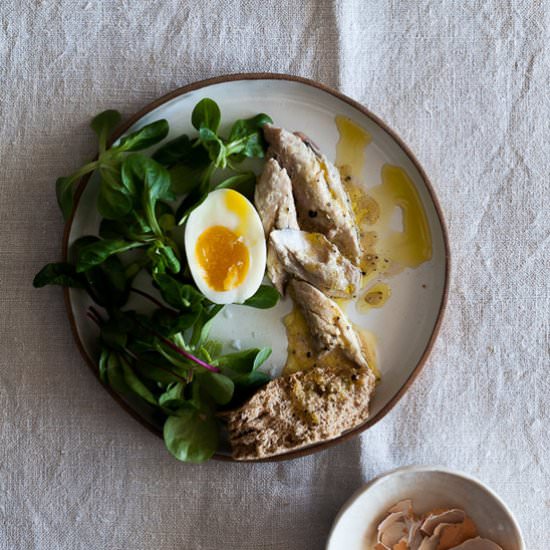 Poached Mackerel Salad - Recipe photo by shebets_blog