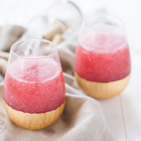 Frosé - Recipe photo by basilandbubbly