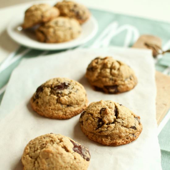 Oat Chocolate Chip Cookies - Recipe photo by zielonysrodek