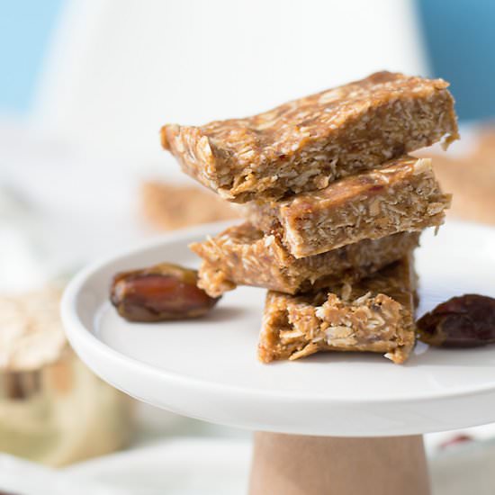 Vegan Peanut Power Bars - Recipe photo by livelymess