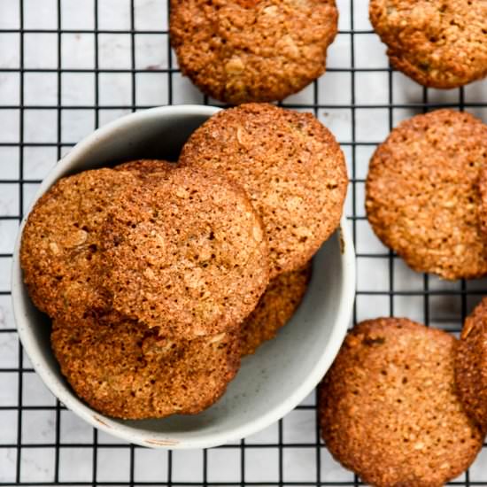 Whole Wheat Oatmeal Raisin Cookies - Recipe photo by the food blog