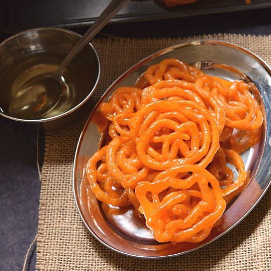 Instant Jalebi - Recipe photo by Savory Bites