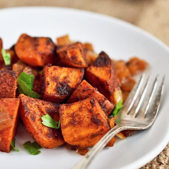 Chili Lime Sweet Potatoes - Recipe photo by Simply to Thrive
