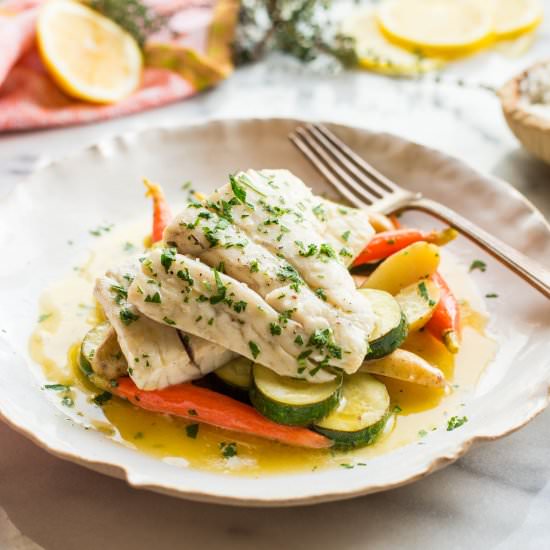 Butter Poached Fish - Recipe photo by ColeyCooks