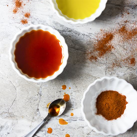 Paprika Infused Olive Oil - Recipe photo by justalittlebitofbacon