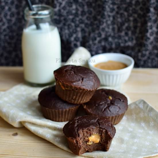Black Bean Brownie Cupcakes - Recipe photo by planetasmaku