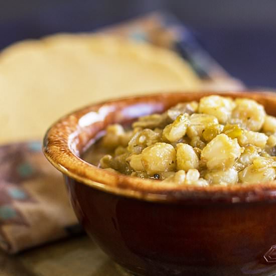 Pork and Green Chile Posole - Recipe photo by mjskitchen
