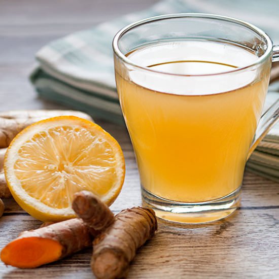 Turmeric Ginger Tea - Recipe photo by thehealthytart
