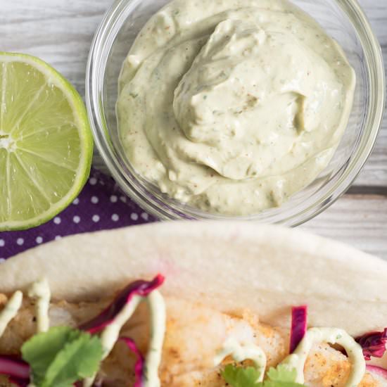 Fish Taco Sauce - Recipe photo by mywifecancook