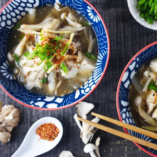 Vegan Japanese Mushroom Soup - Recipe photo by ricewitheverything