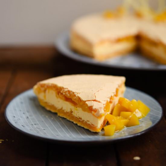 Mango & Cardamom Macaron Cake - Recipe photo by PatisserieMakesPerfect