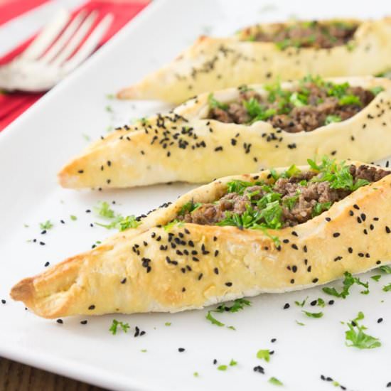 Lebanses Lamb Fatayer - Recipe photo by Ethnic Spoon