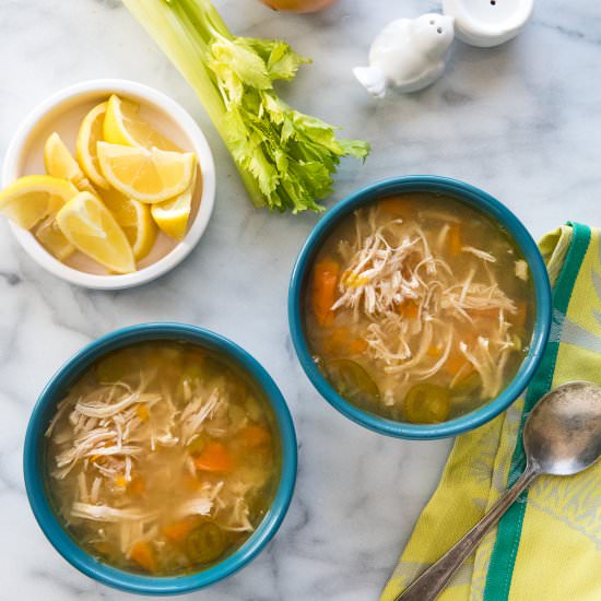 Instant Pot Hearty Chicken Soup - Recipe photo by boulderlocavore