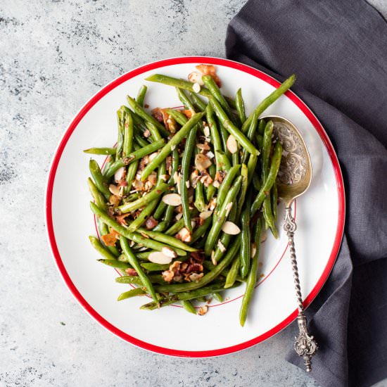 Fresh Green Beans with Bacon - Recipe photo by boulderlocavore