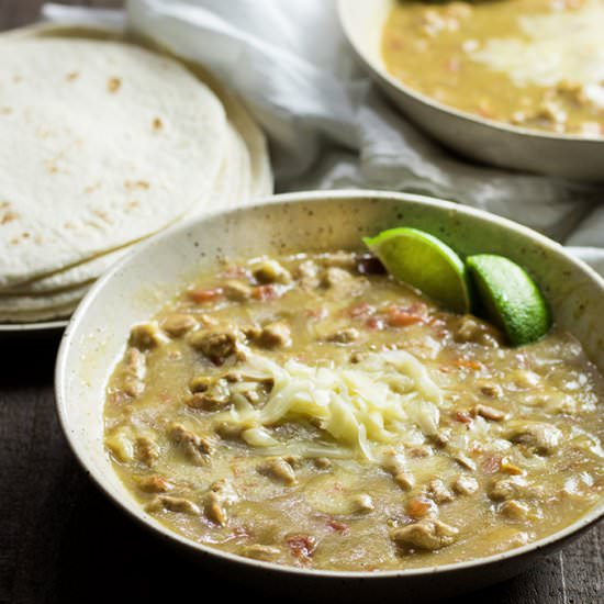 Slow Cooker Pork Green Chili - Recipe photo by TheSaltyMarshmallow