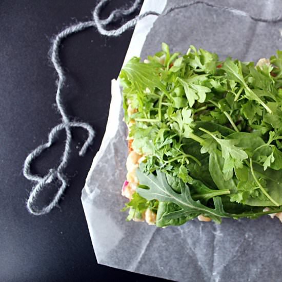 Spicy Dilly Chickpea Salad Sandwich - Recipe photo by cravethegood