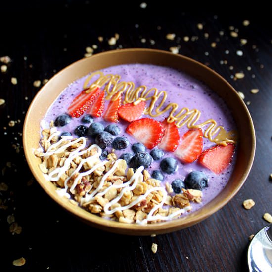 Triple Berry Smoothie - Recipe photo by wyldflour