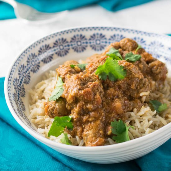 Instant Pot Lamb Rogan Josh - Recipe photo by JoJoNookAndCranny
