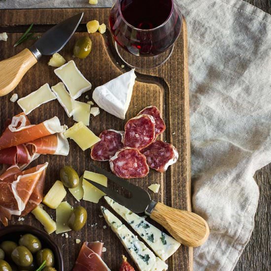 Cheese and Salami Mezze Platter - Recipe photo by foodsmartmom