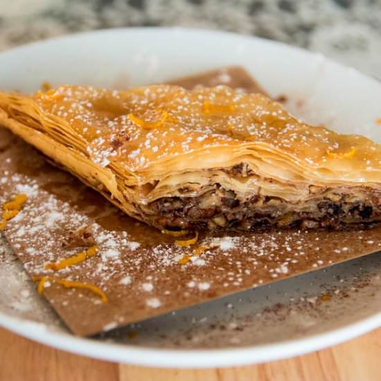 Chocolate Baklava - Recipe photo by TacoBoutFood