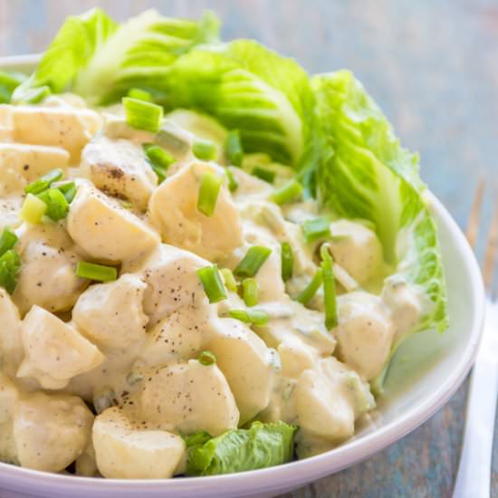 Creamy Potato Salad - Recipe photo by Priyanka DK