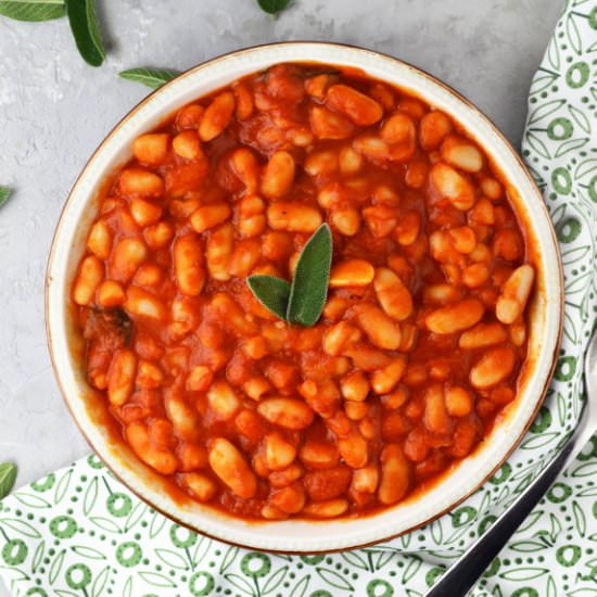 Fagioli all'uccelletto - Recipe photo by Inside the rustic kitchen