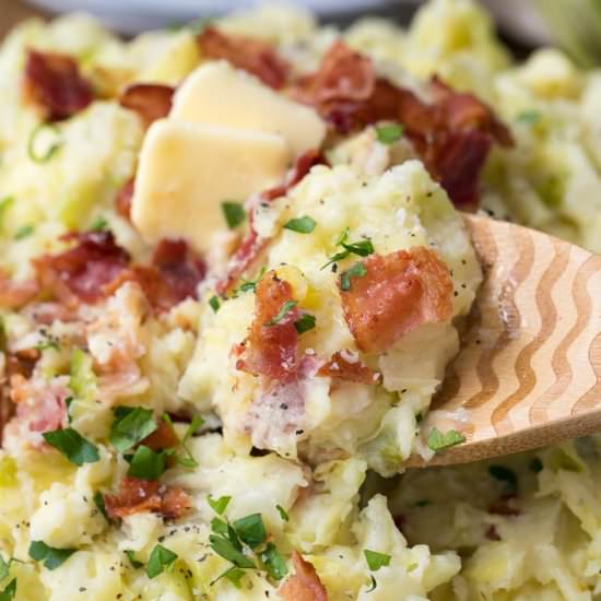 Colcannon (Cabbage and Potatoes) - Recipe photo by SpendWithPennies