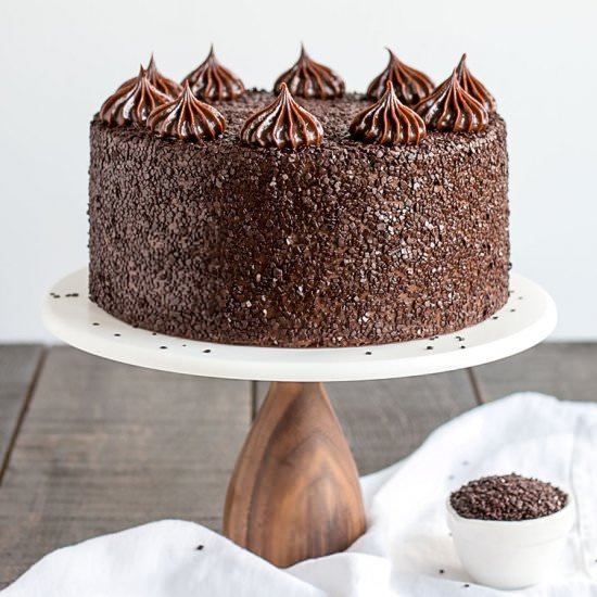 Chocolate Truffle Cake - Recipe photo by thecakeblog