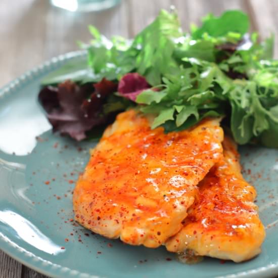 Chicken with Spicy Orange Marmalade - Recipe photo by Chef in the Burbs