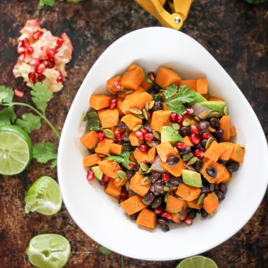 Southwest Sweet Potato Salad - Recipe photo by Take Two Tapas