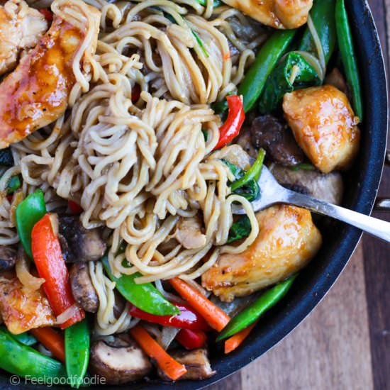 Chicken and Vegetable Lo Mein - Recipe photo by feelgoodfoodie1