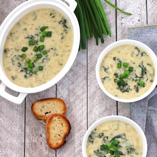 Vegan Colcannon Soup - Recipe photo by VNutrition