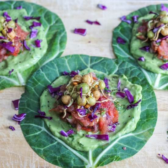 Raw Vegan Sprouted Tacos - Recipe photo by primitivish