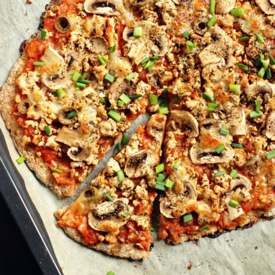Healthy, Wholegrain Pizza - Recipe photo by dietetyczne-fanaberie