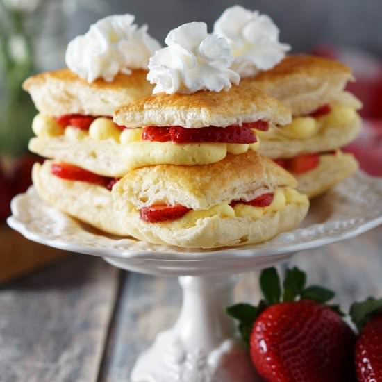 Strawberry Napoleons - Recipe photo by accidentalhappybaker