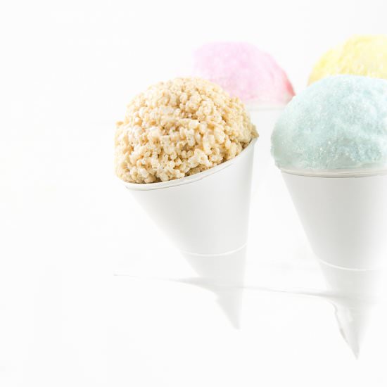 Easy Rice Krispies Snow Cones - Recipe photo by designeatrepeat