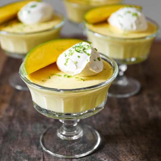 Mango Lime Pudding - Recipe photo by fromthelarder