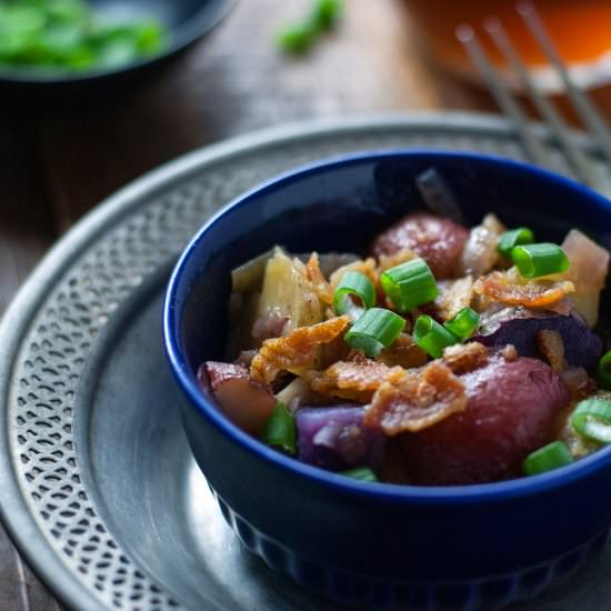 German Potato Salad - Recipe photo by cookiesforengland