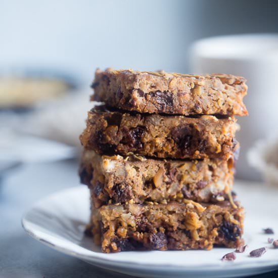 Slow Cooker Steel Cut Oat Bars - Recipe photo by foodfaithfitness