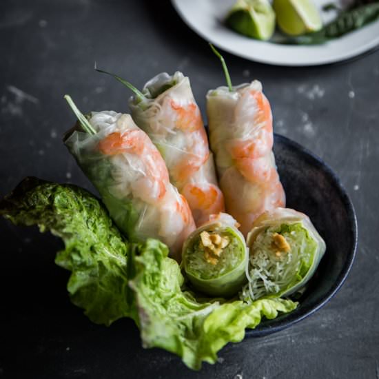 Vietnamese Fresh Spring Rolls - Recipe photo by WhatToCookToday