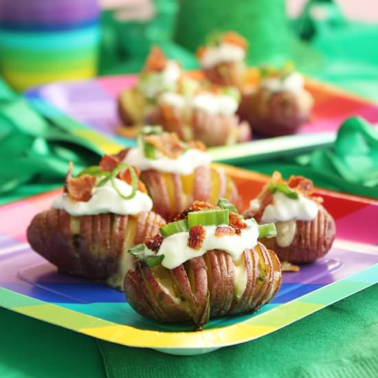 St. Patrick's Day Potato Bites - Recipe photo by GlitterandBubbles