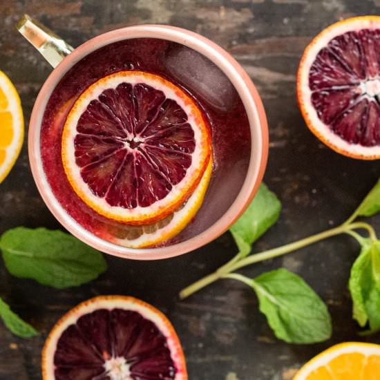 Blood Orange & Lemon Moscow Mule - Recipe photo by cookingwithjanica